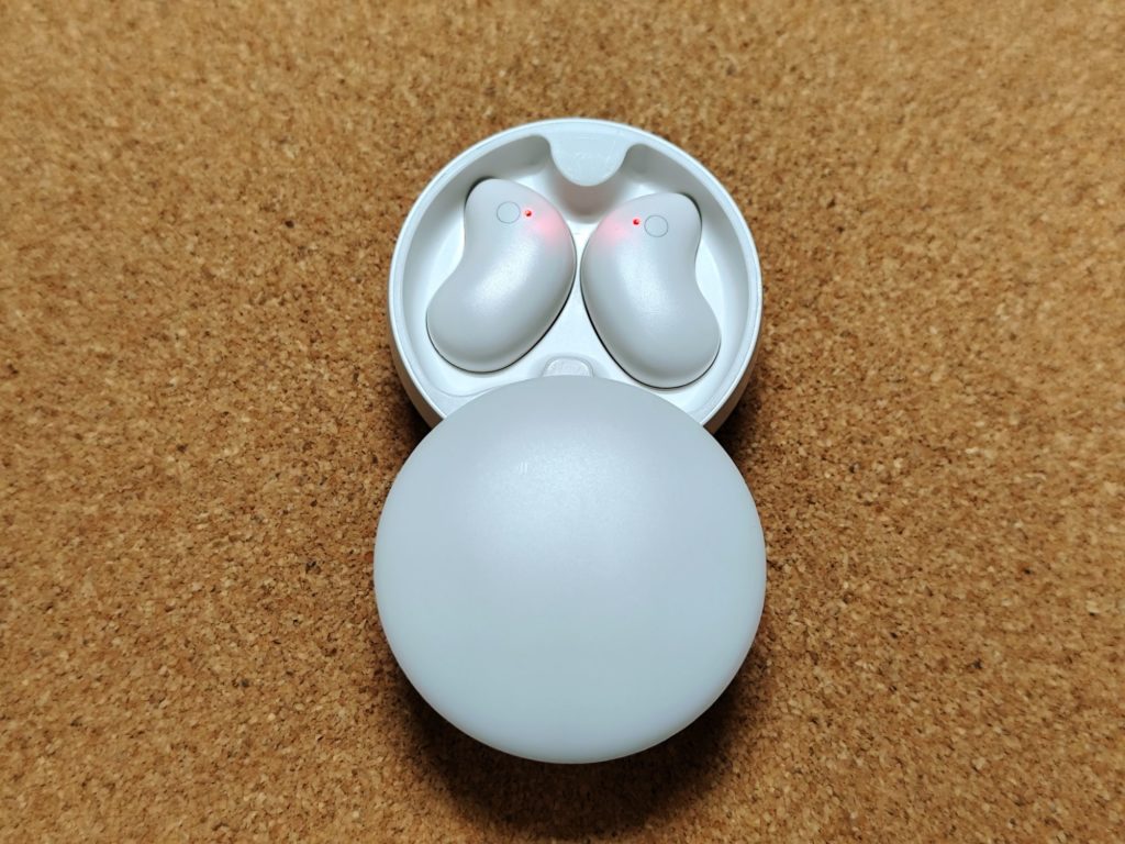 ダイソー「寝ながら完全ワイヤレスステレオイヤホン」（FS-TWSCBDS01）