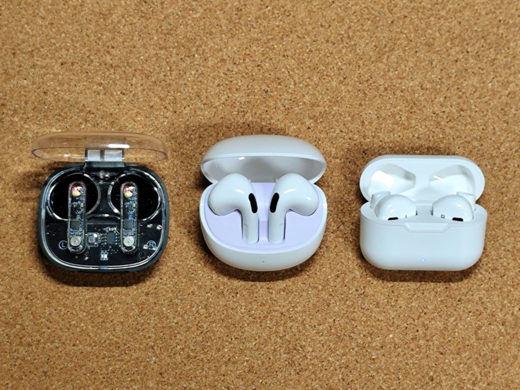 ダイソー インナーイヤー型イヤホン3種類