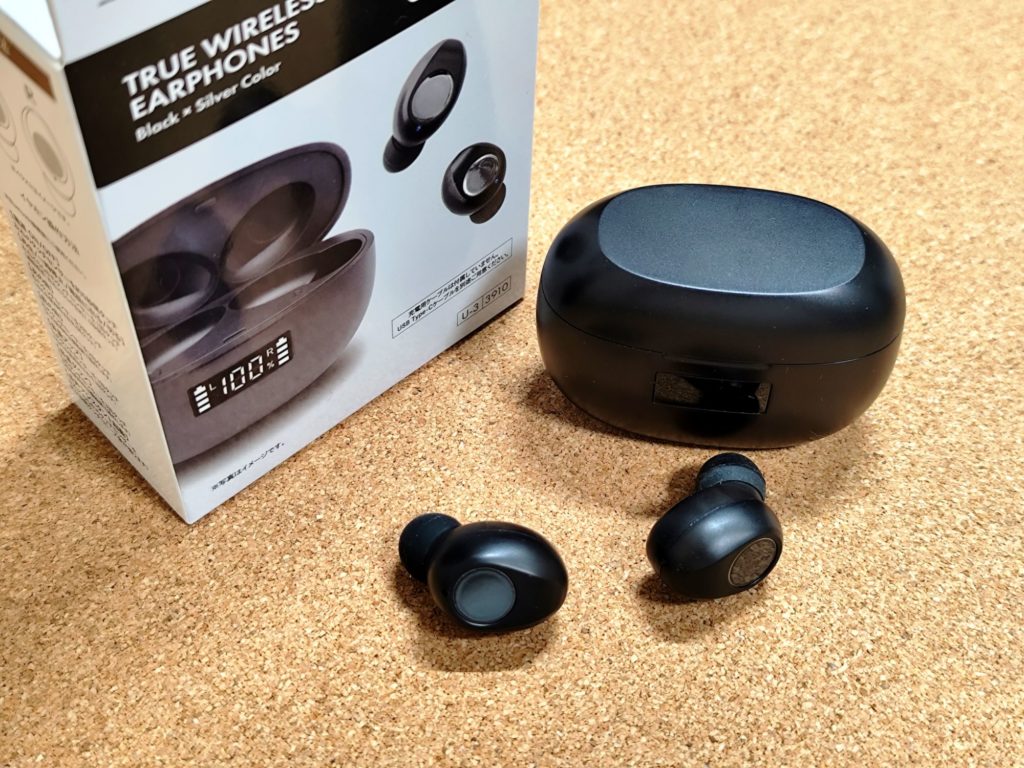 ダイソー「完全ワイヤレスイヤホン(TGCコラボモデル、G134_TWS026)」(No.3903/3910/3927)