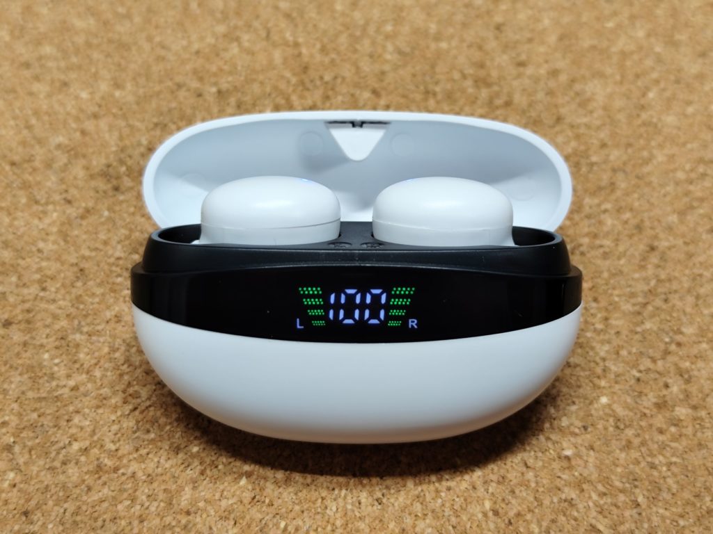 ダイソー「完全ワイヤレスイヤホン(残量表示付)No.7468」