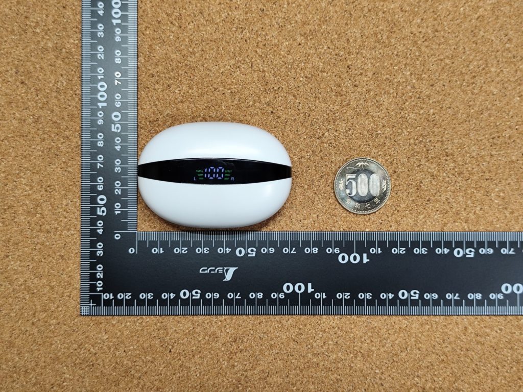 ダイソー「完全ワイヤレスイヤホン(残量表示付)No.7468」