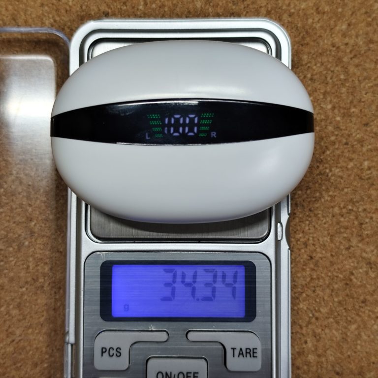 ダイソー「完全ワイヤレスイヤホン(残量表示付)No.7468」